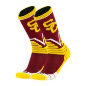 USC Trojans Cardinal SC Interlock Victory Crew Socks